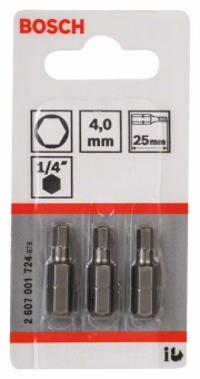 - Extra Hart HEX 4, 25 mm 2607001724 (2.607.001.724)